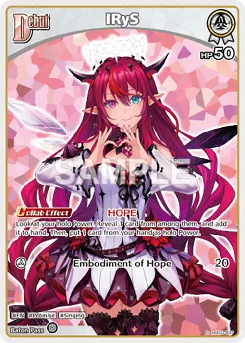 IRyS (C) card front