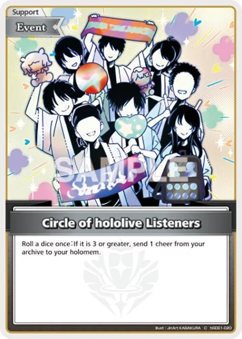 Circle of hololive Listeners (C) card front