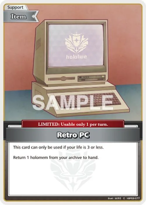Retro PC (C) card front
