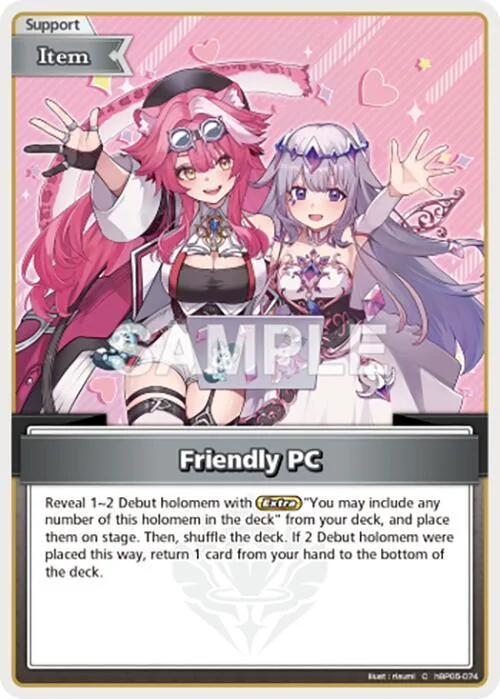 Friendly PC (C) (Alternate Art) card front