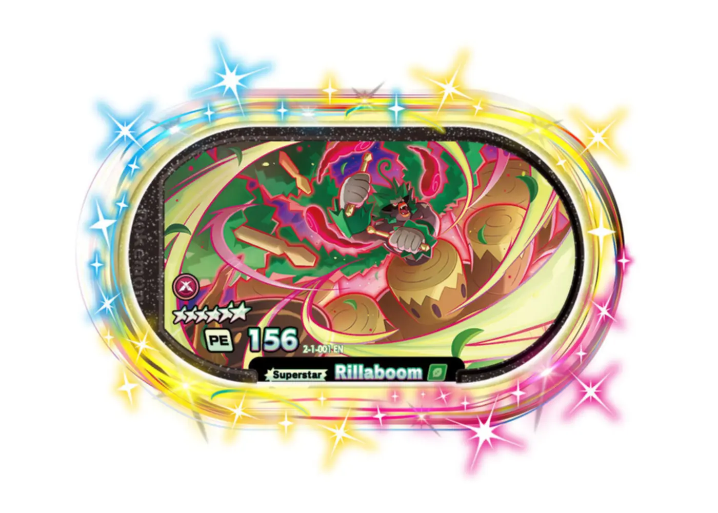 Rillaboom card front