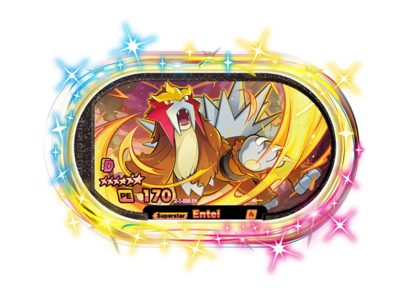 Entei card front