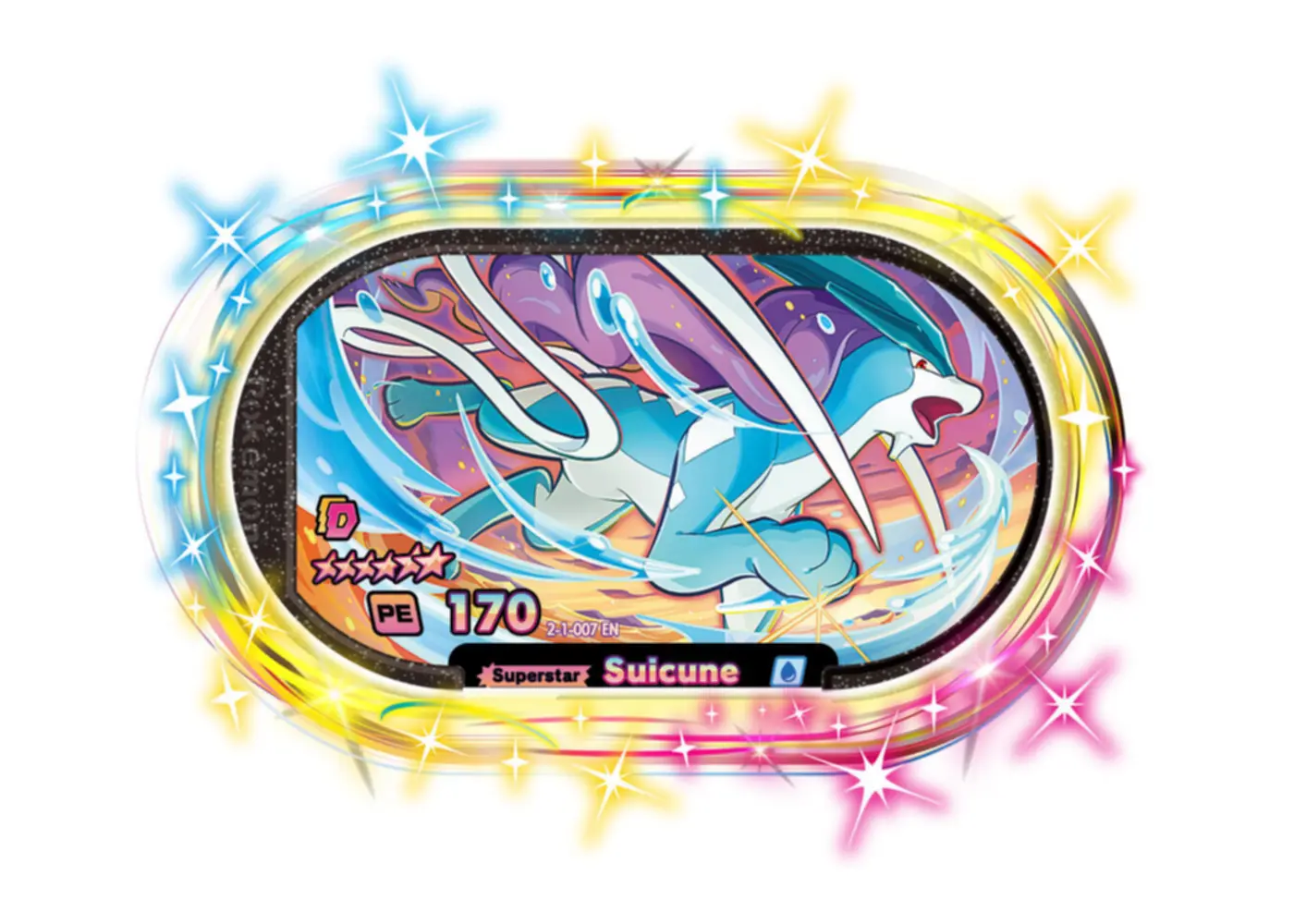 Suicune card front