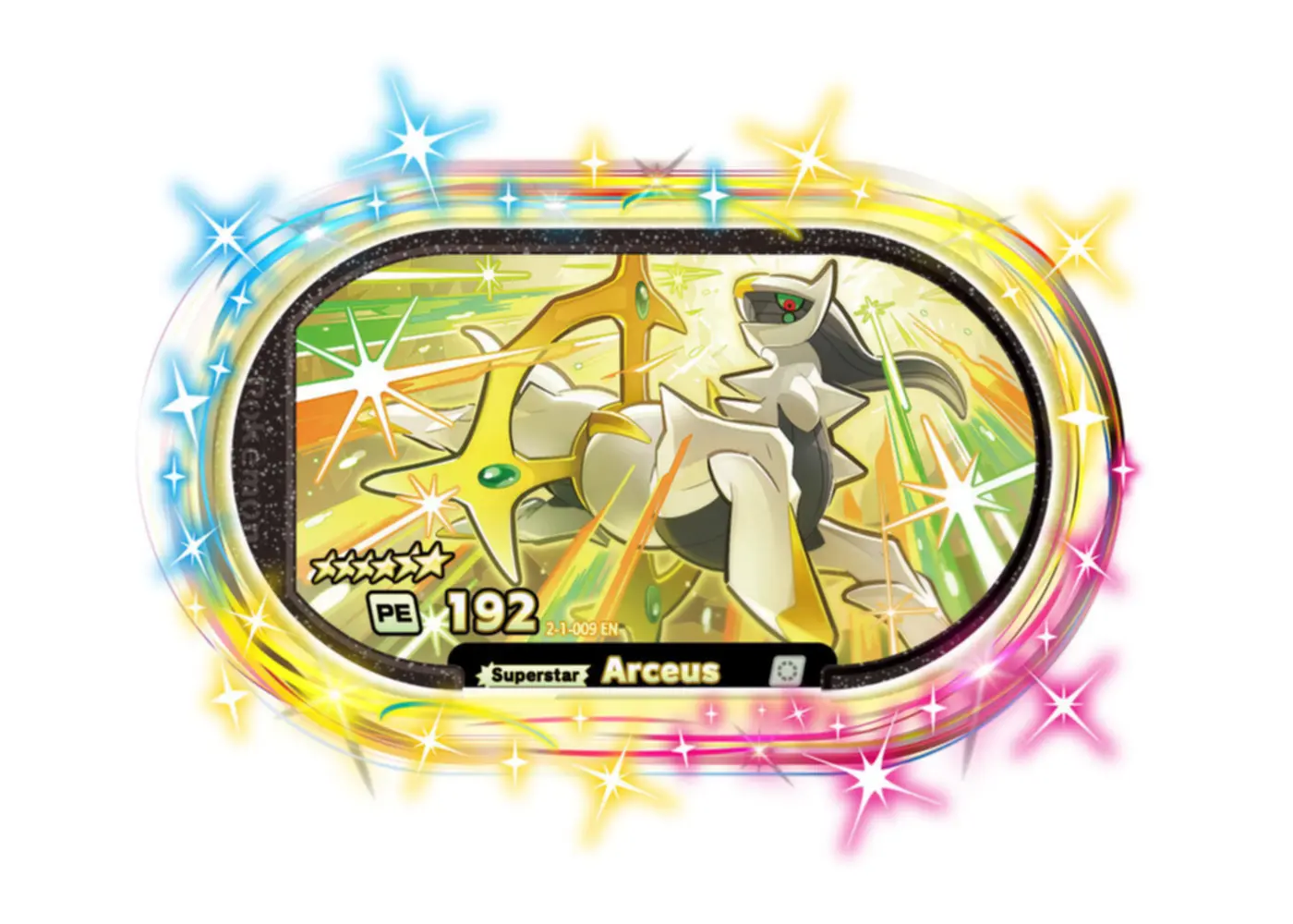 Arceus card front
