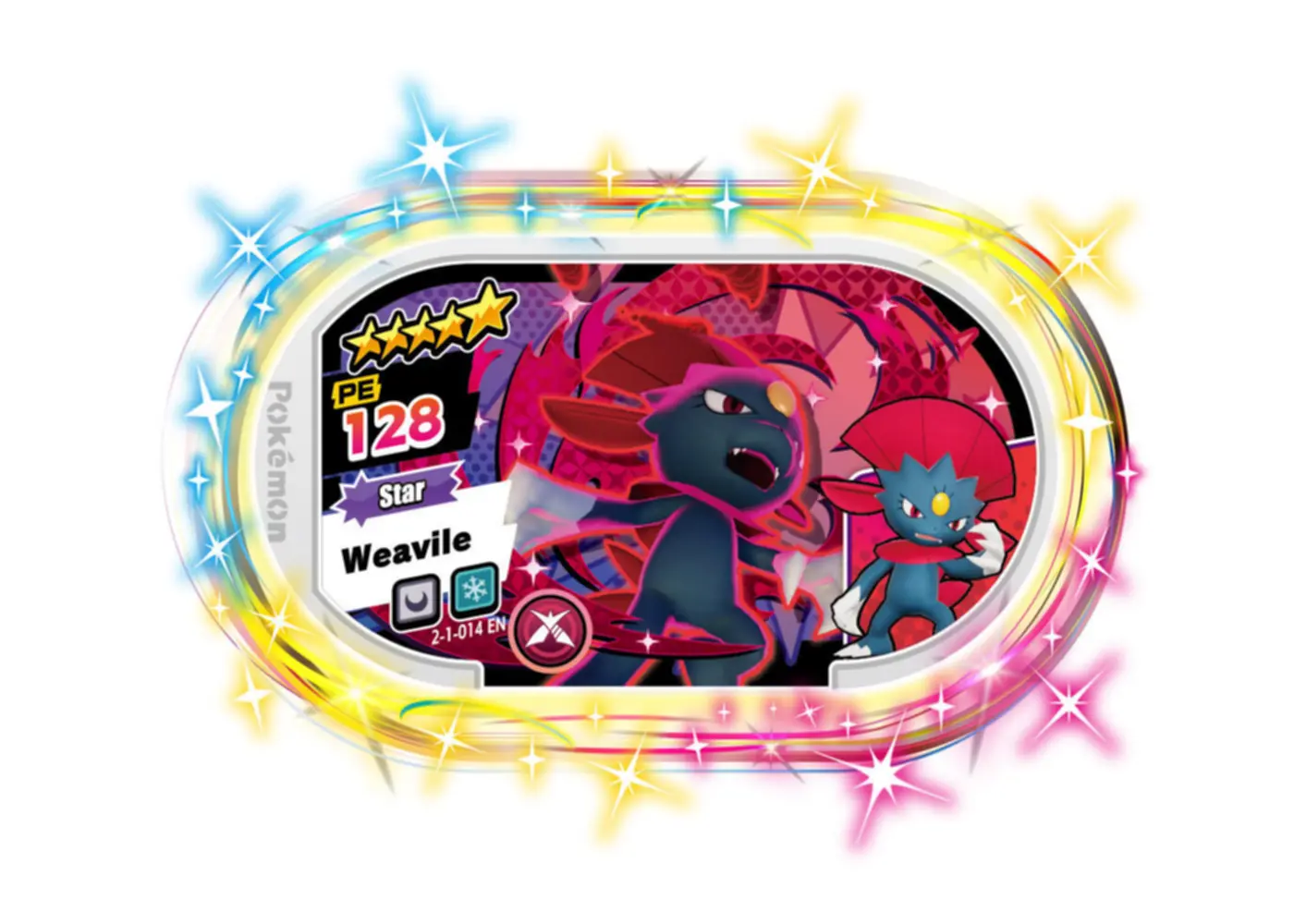 Weavile card front
