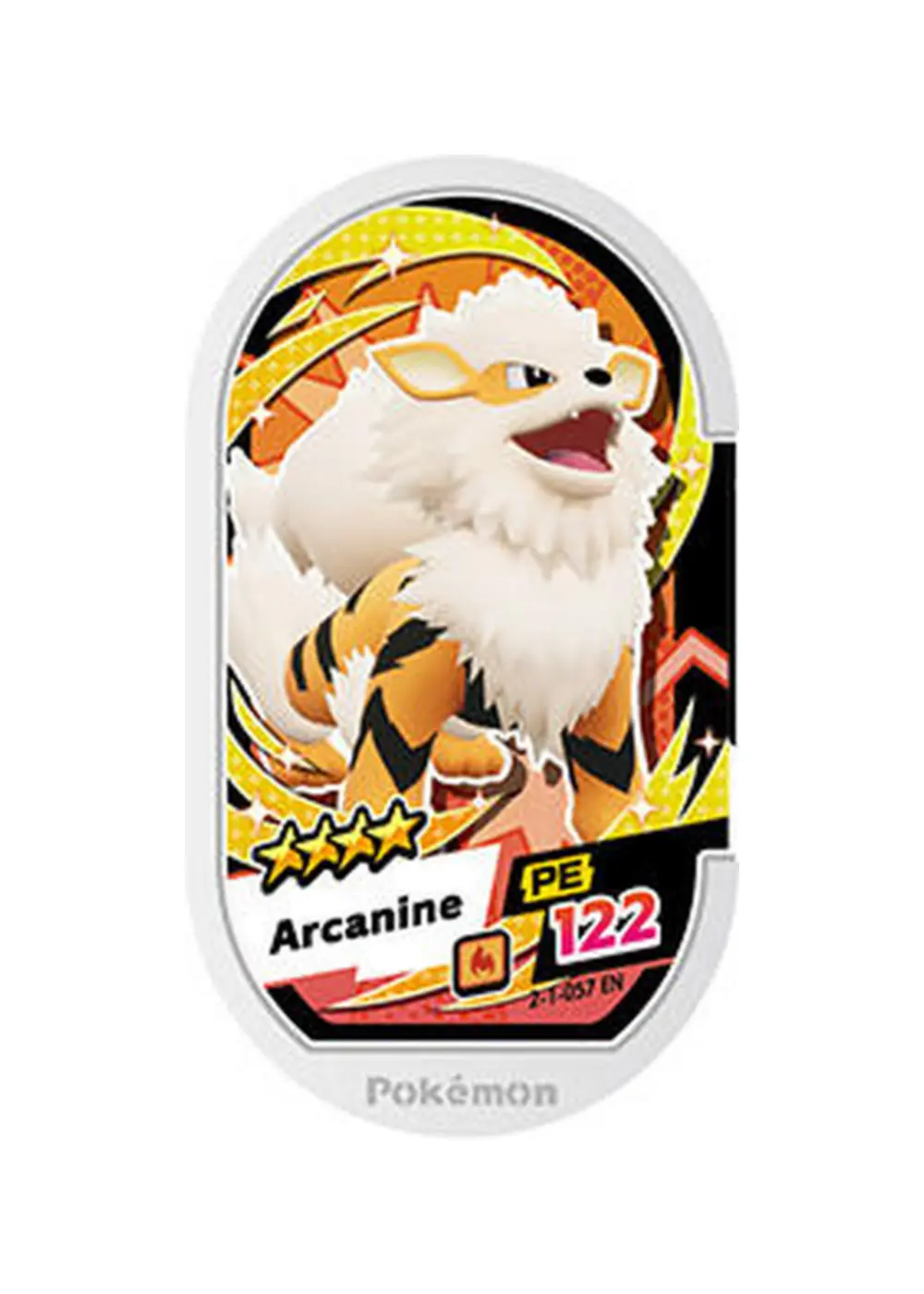 Arcanine card front