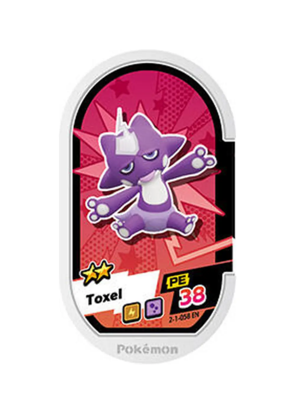 Toxel card front