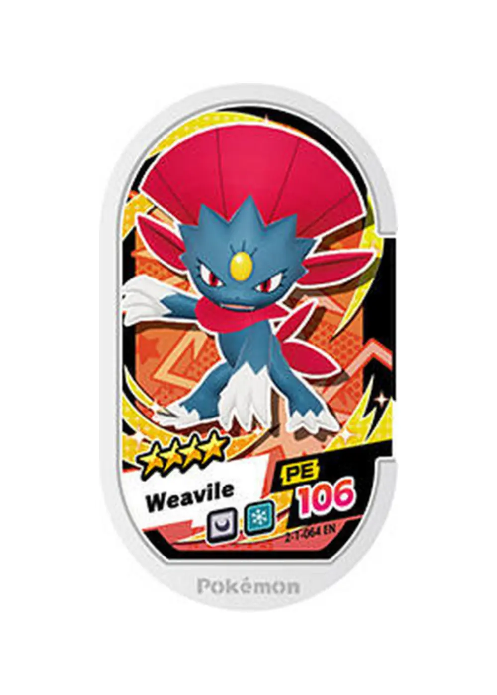 Weavile card front