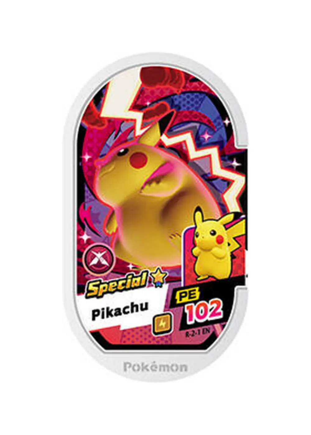 Pikachu card front