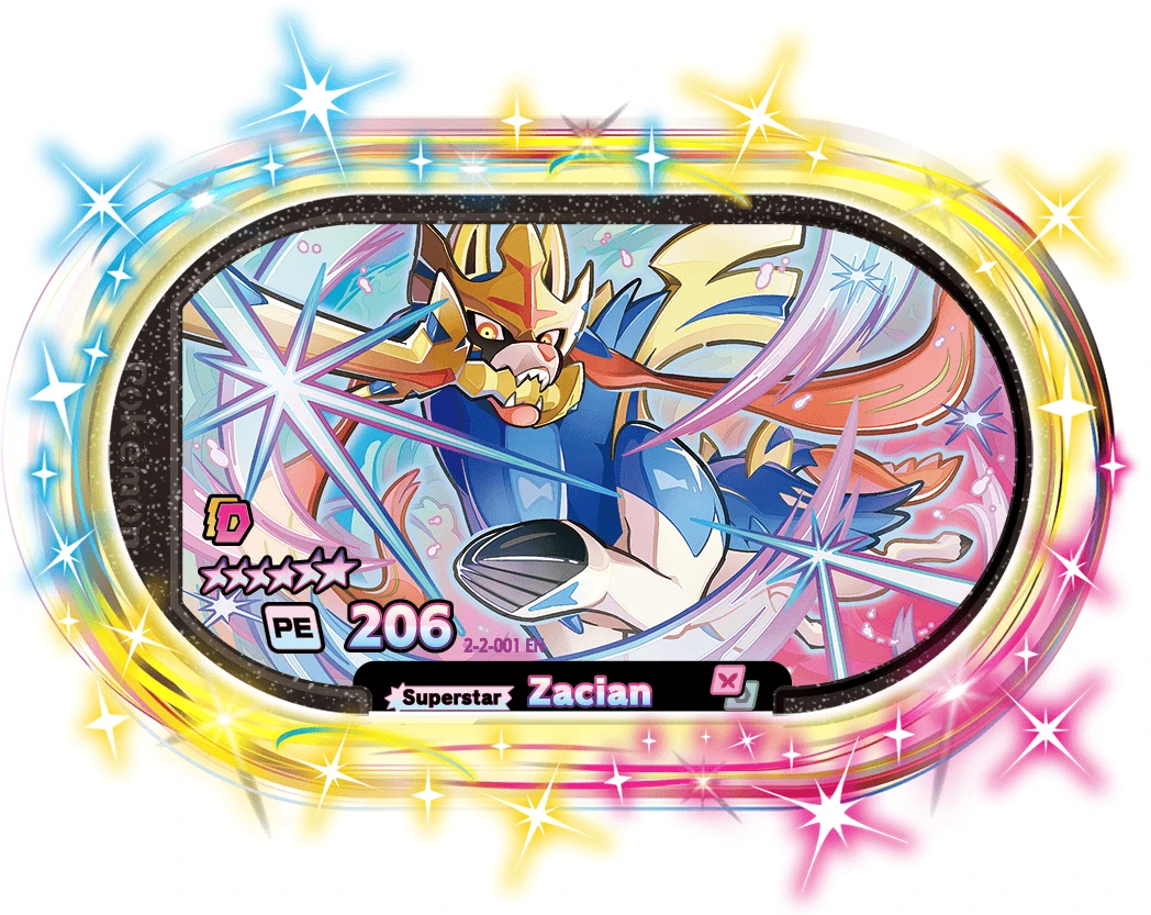 Zacian card front