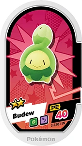 Budew card front