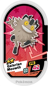 Galarian Meowth card front