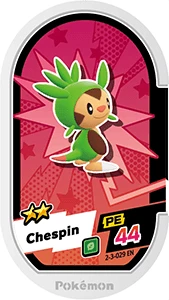 Chespin card front