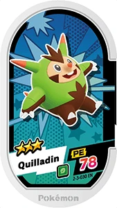 Quilladin card front