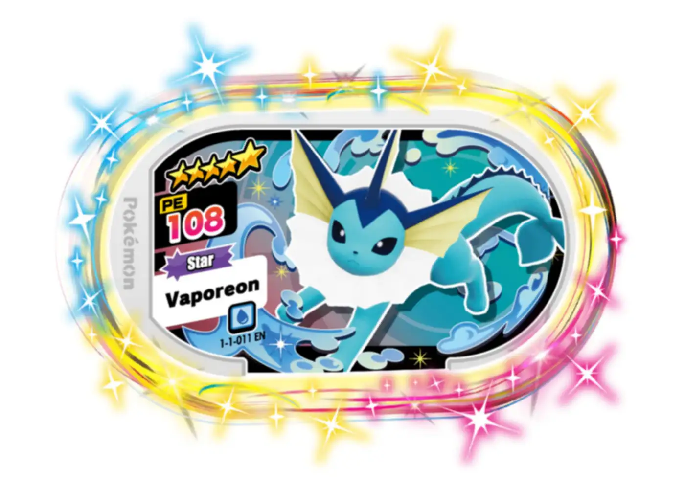 Vaporeon card front