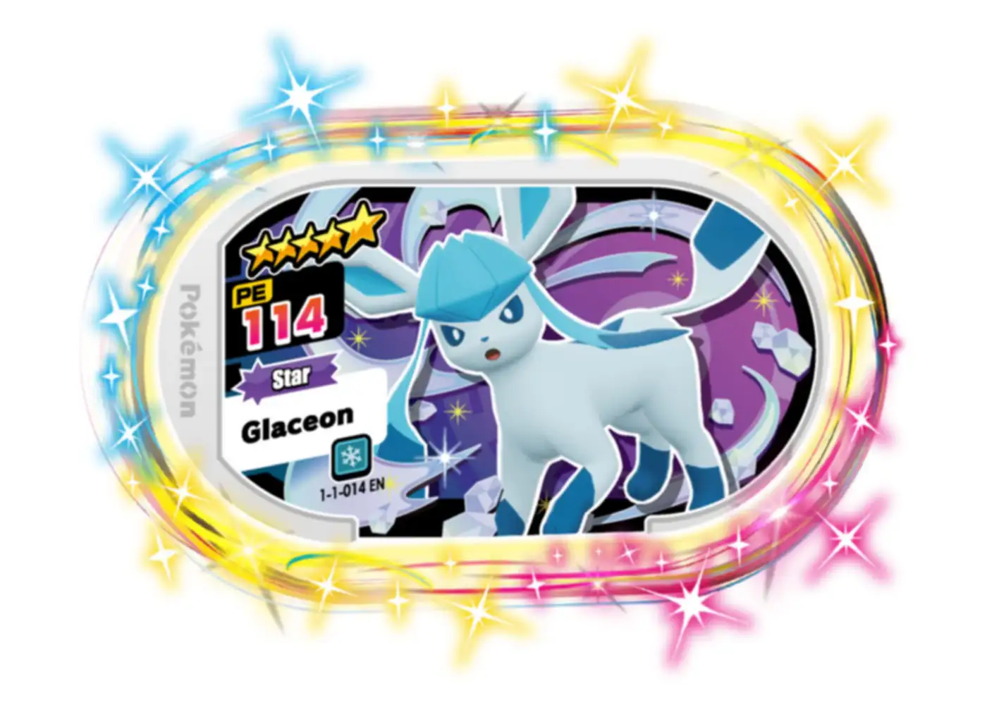 Glaceon card front