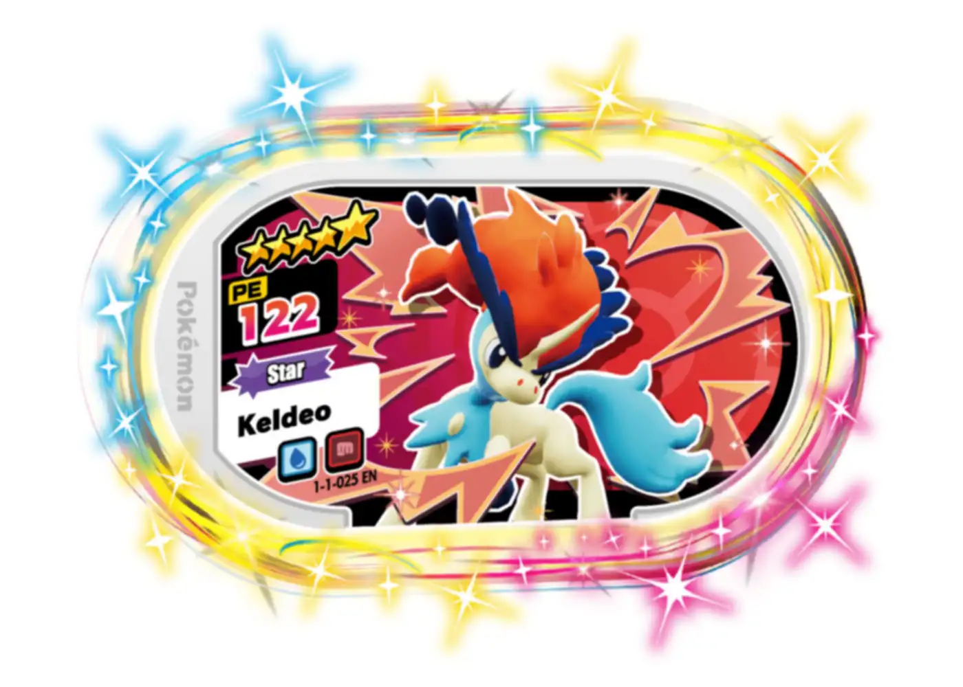 Keldeo card front