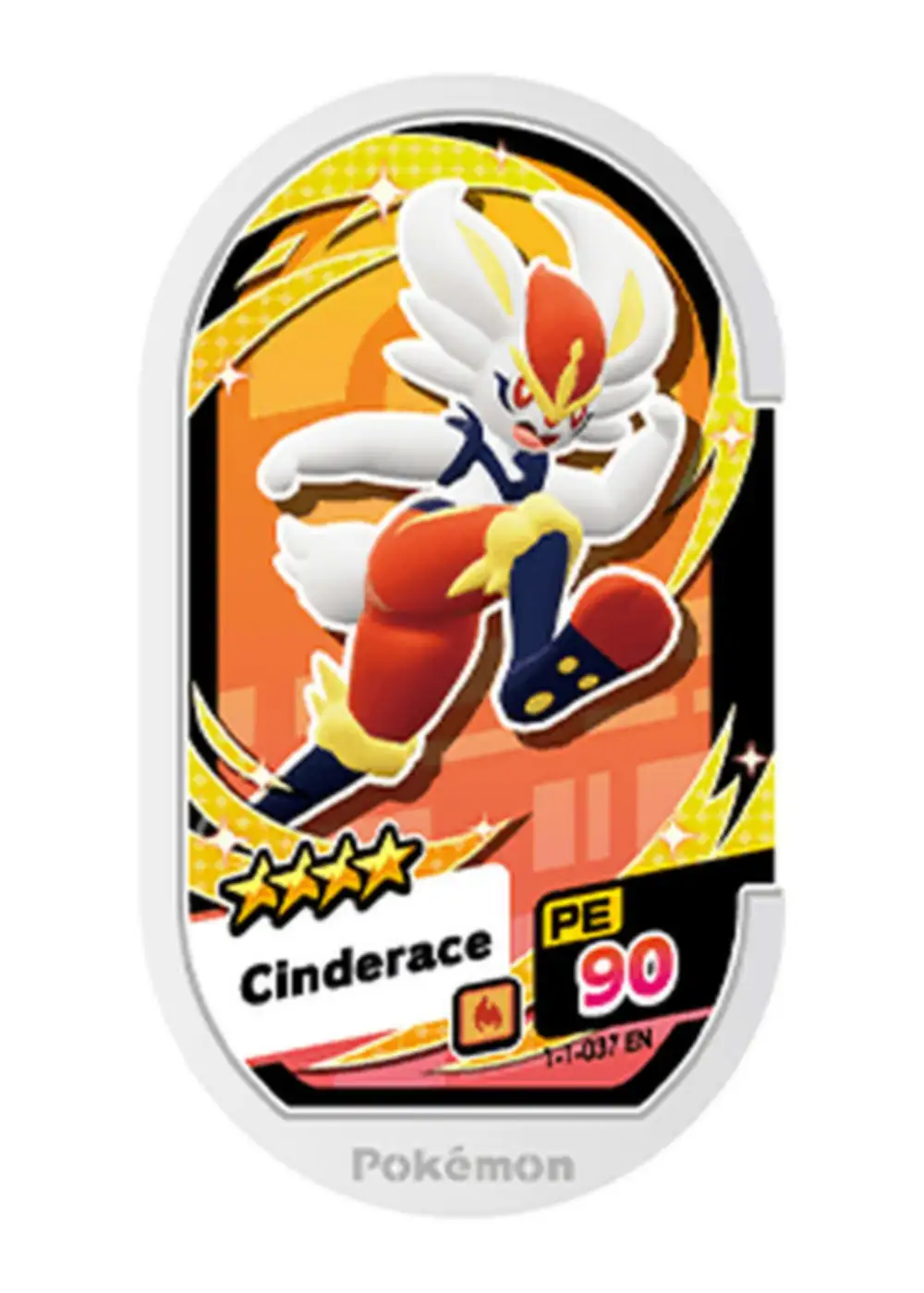 Cinderace card front
