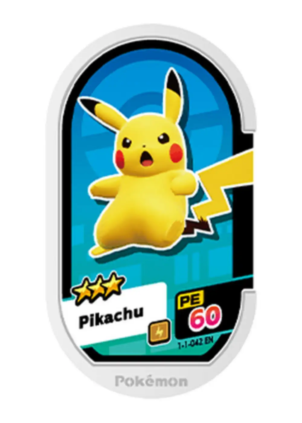 Pikachu card front