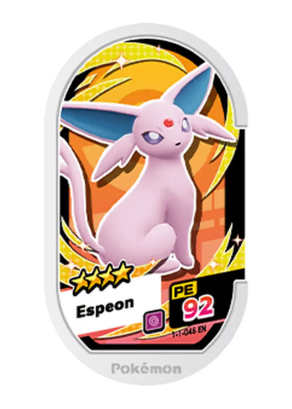 Espeon card front