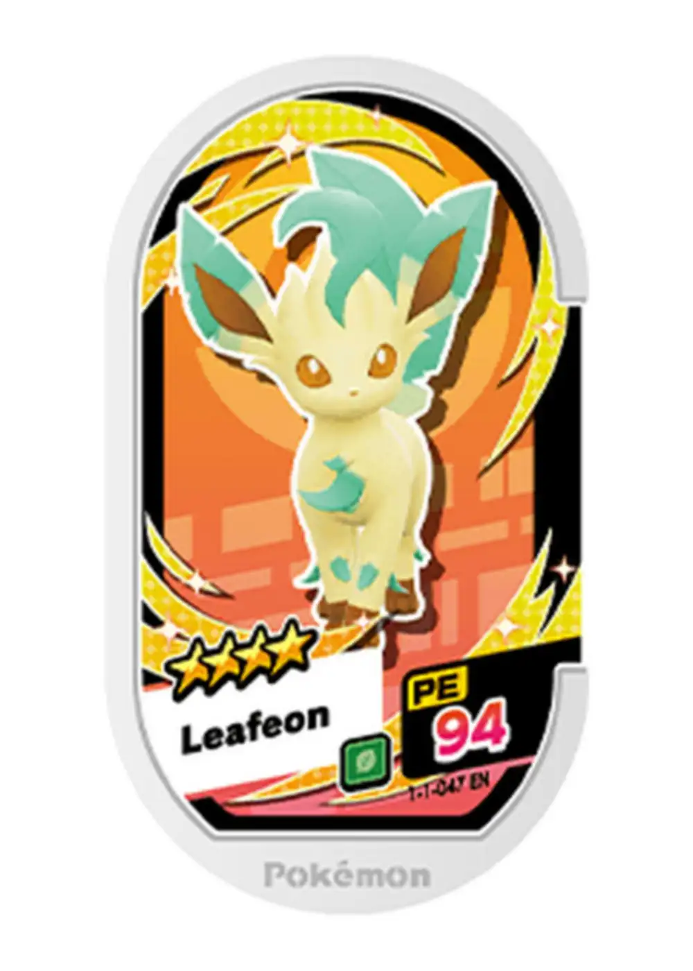 Leafeon card front