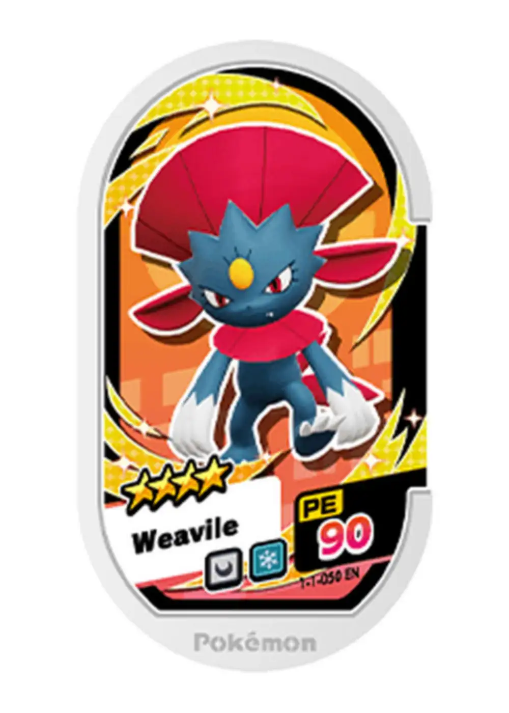Weavile card front