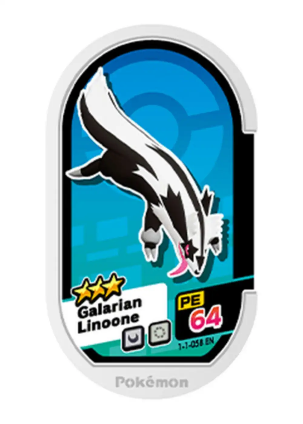Galarian Linoone card front