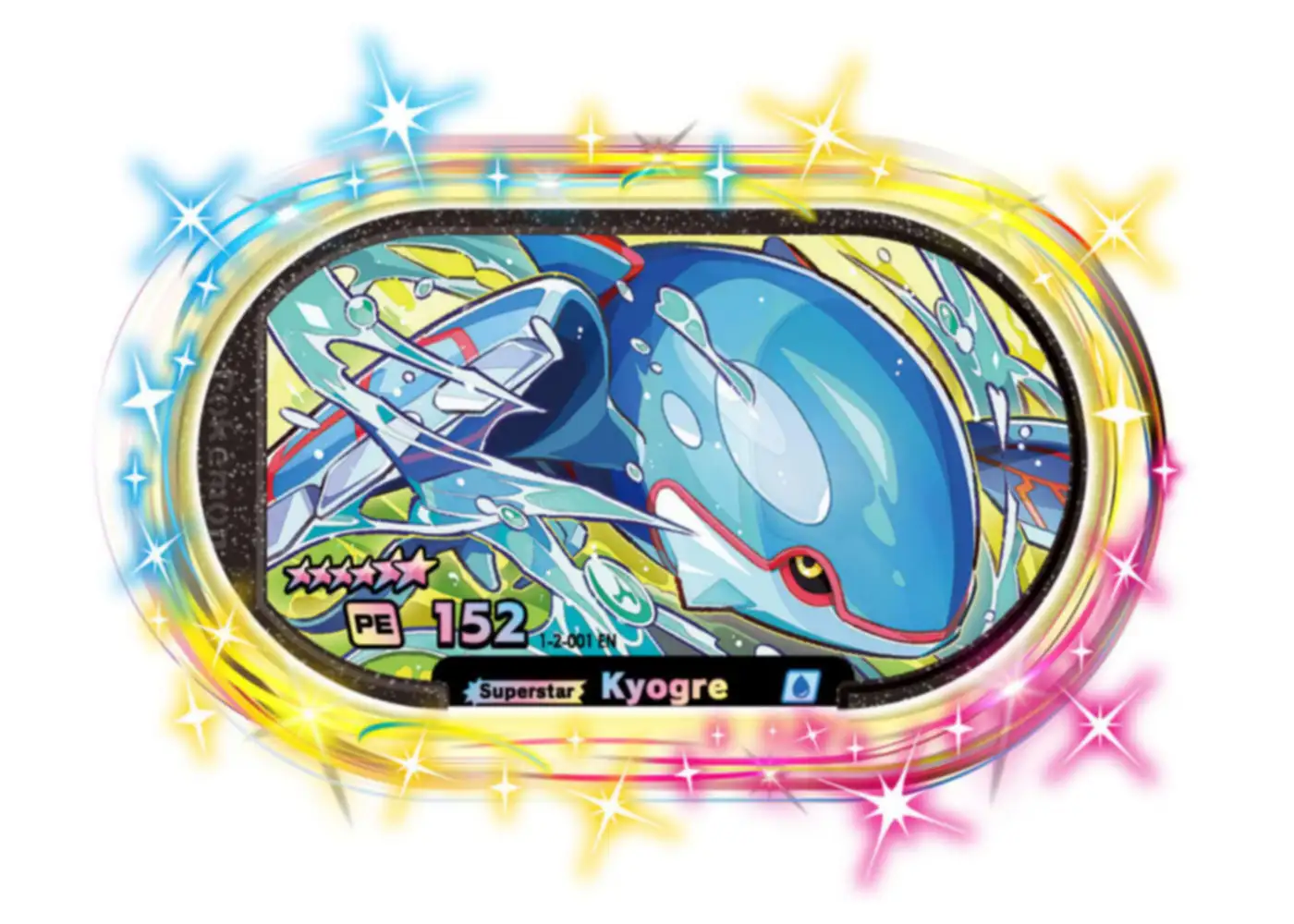 Kyogre card front