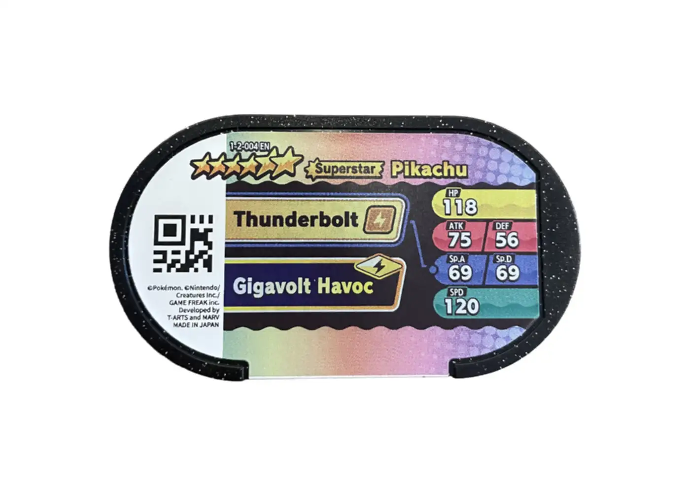 Pikachu (Meza Tag) card back