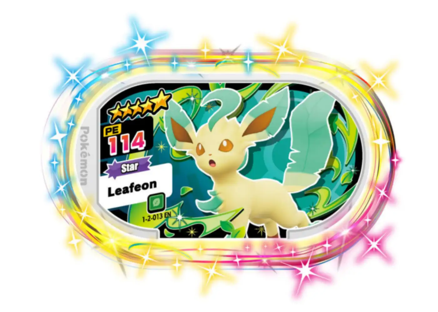 Leafeon card front