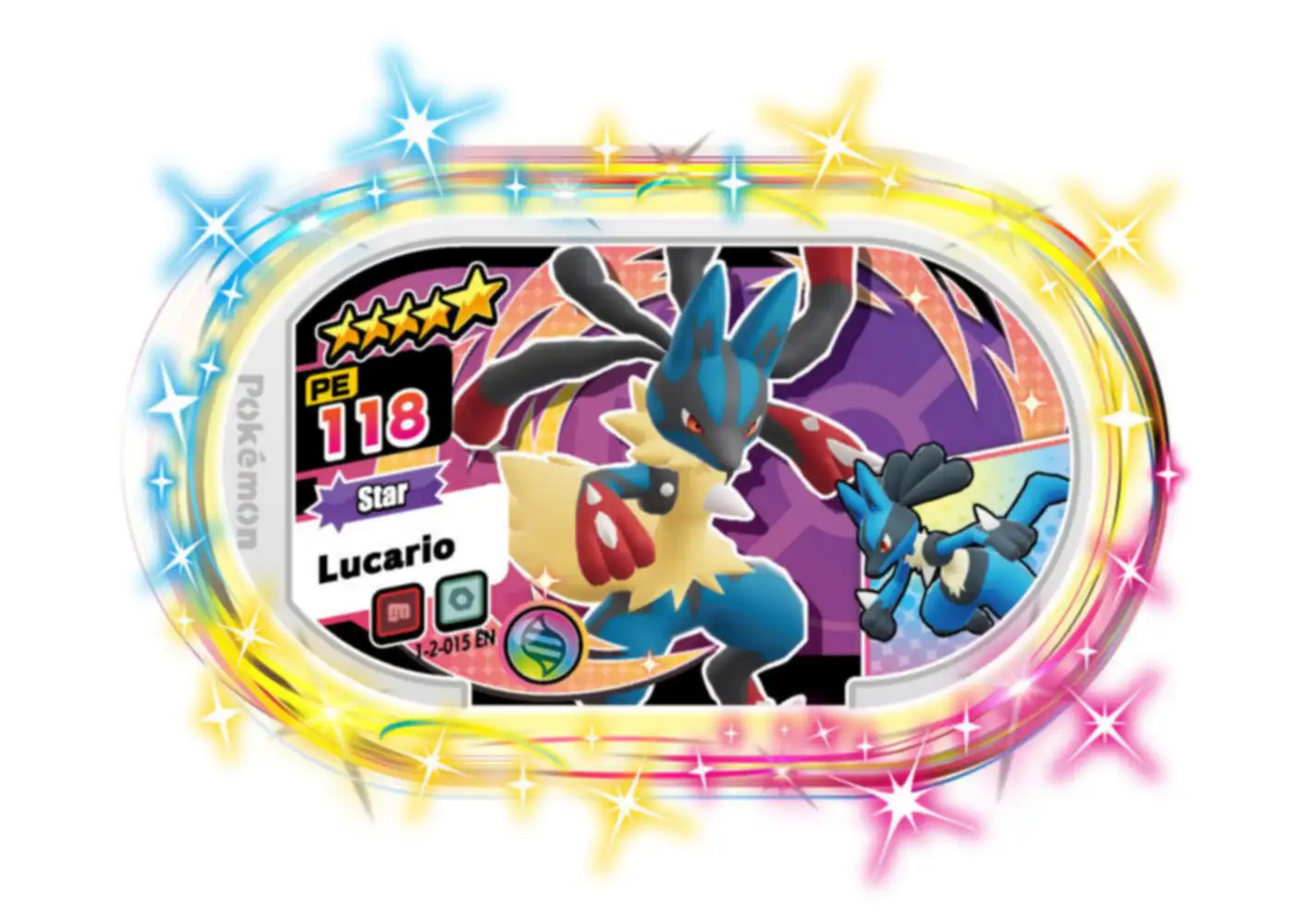 Lucario card front