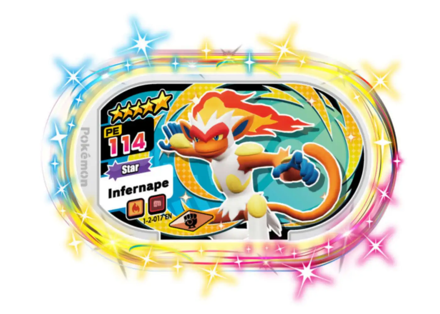 Infernape card front