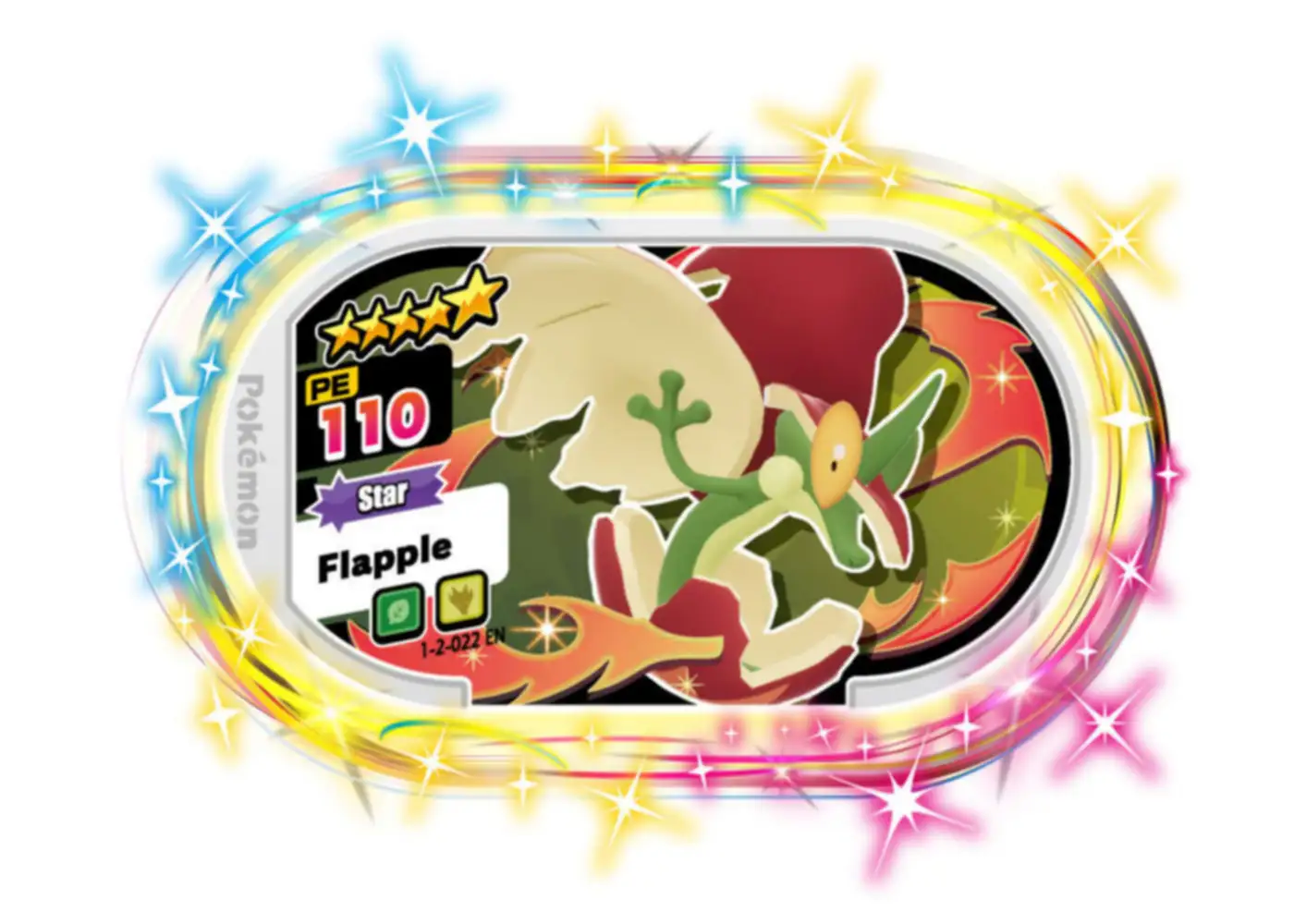 Flapple card front
