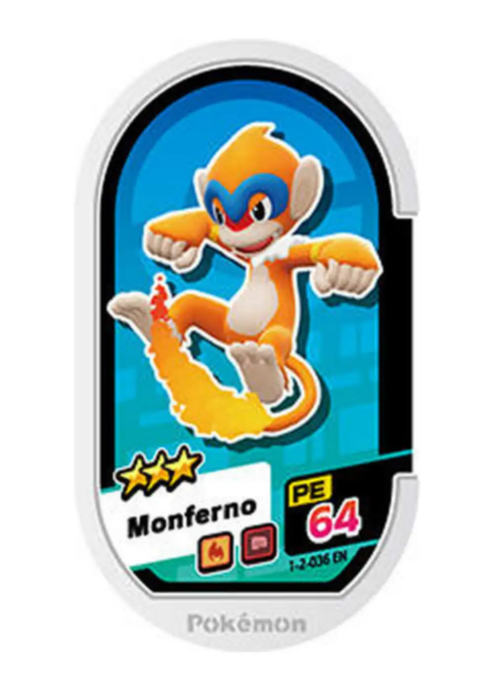 Monferno card front