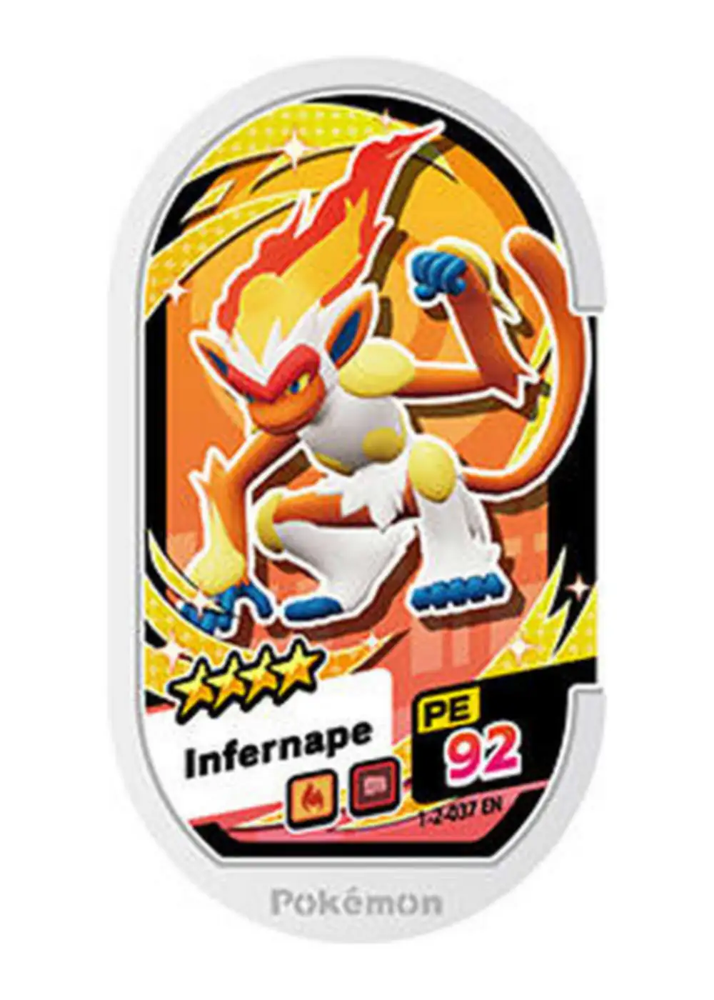 Infernape card front