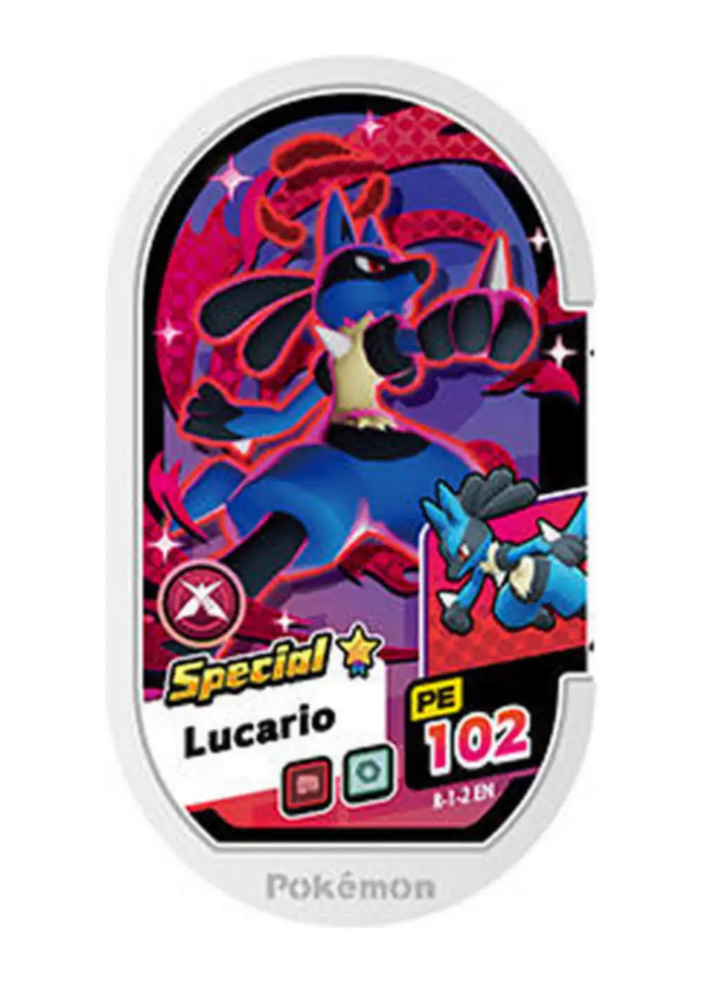 Lucario card front