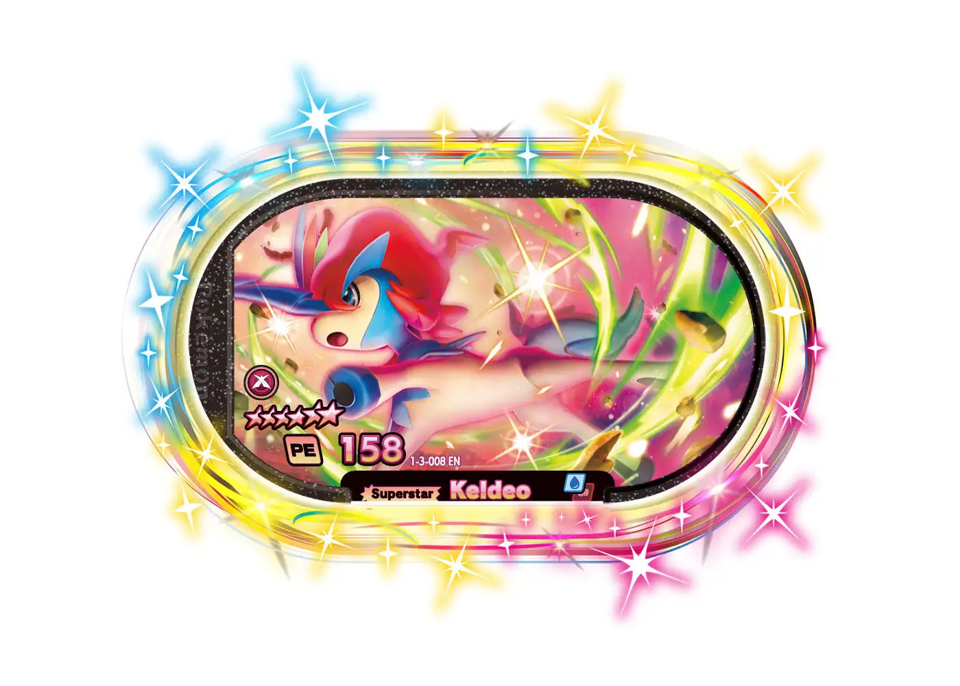 Keldeo card front