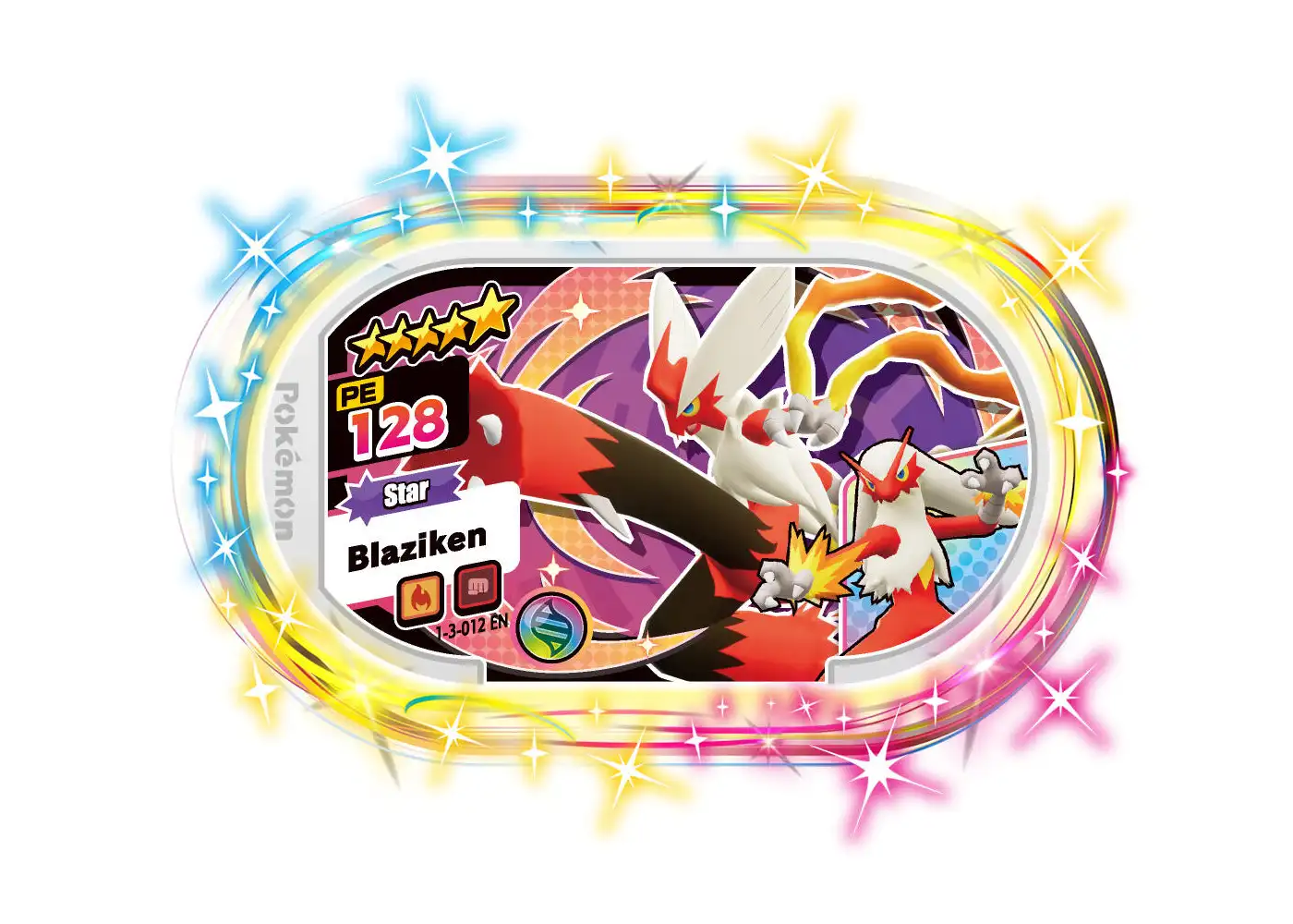Blaziken card front