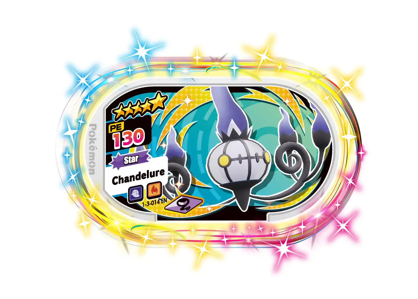 Chandelure card front