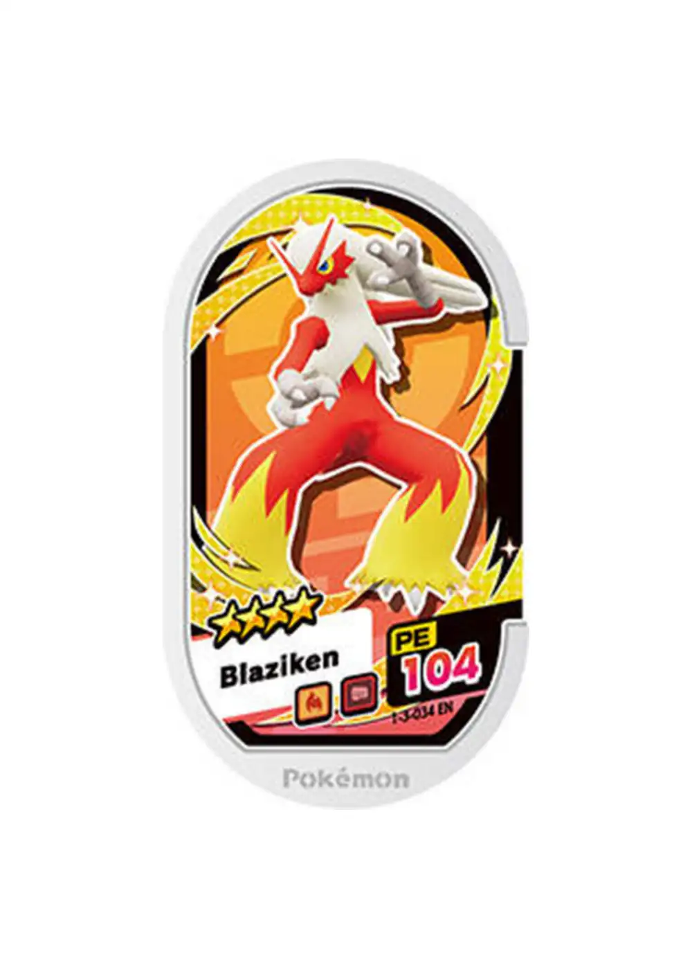 Blaziken card front