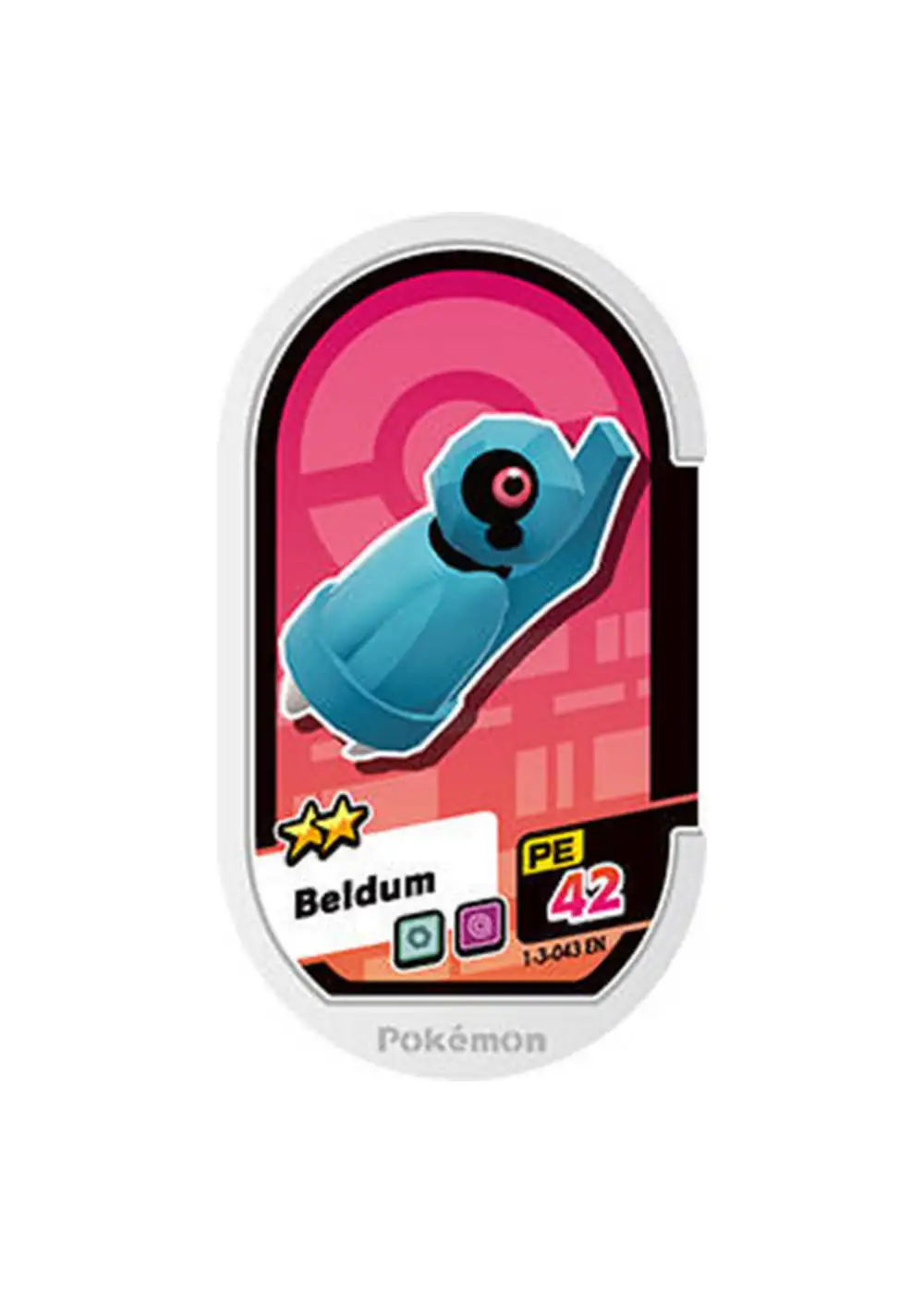 Beldum card front