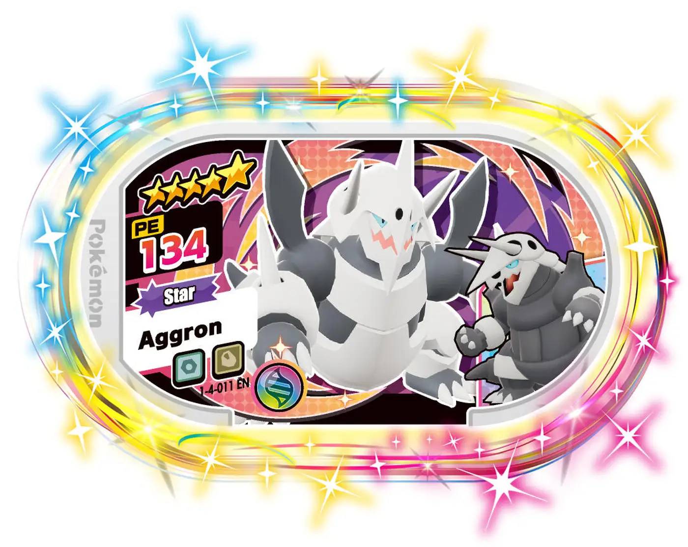 Aggron card front