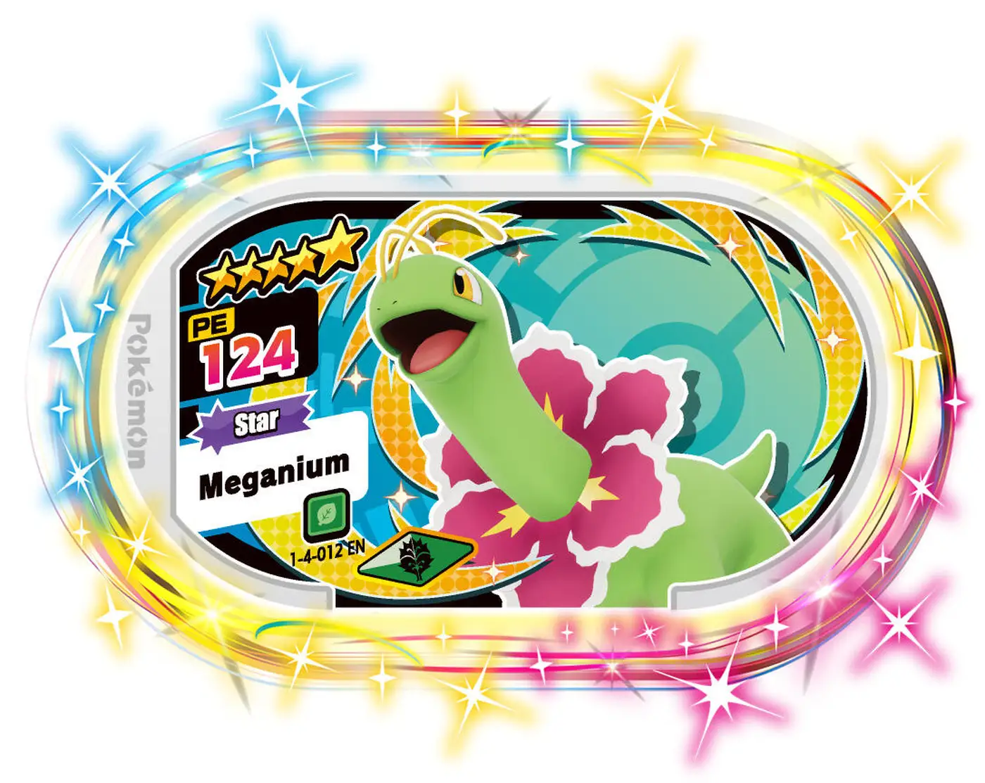 Meganium card front