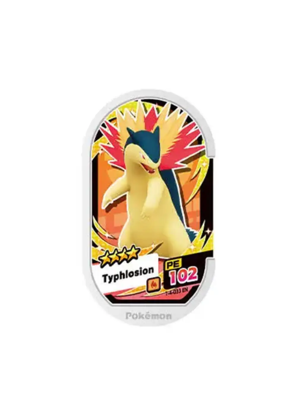 Typhlosion card front