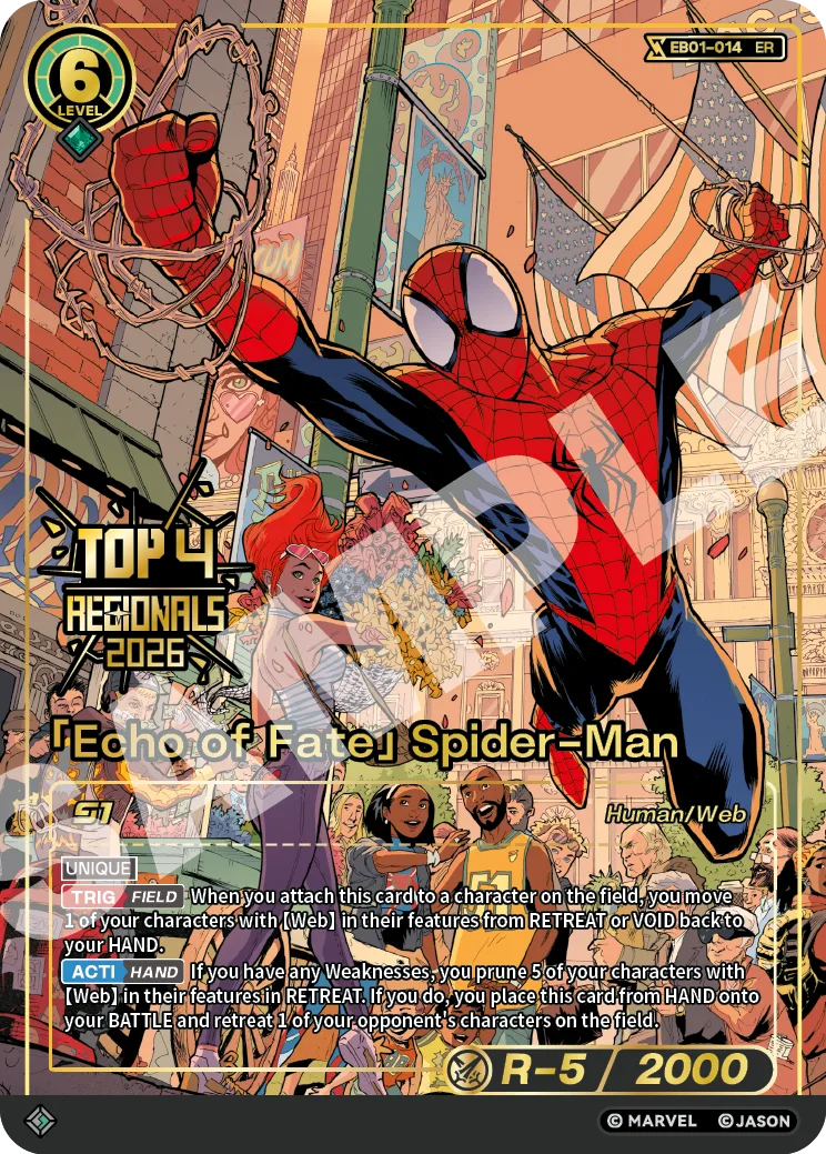 「Echo of Fate」Spider-Man card front