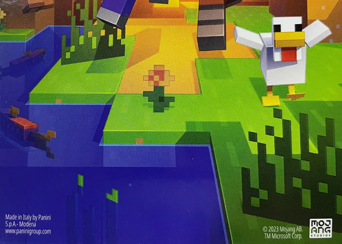 Ari and Alex run away from the creepers (Regular) card back
