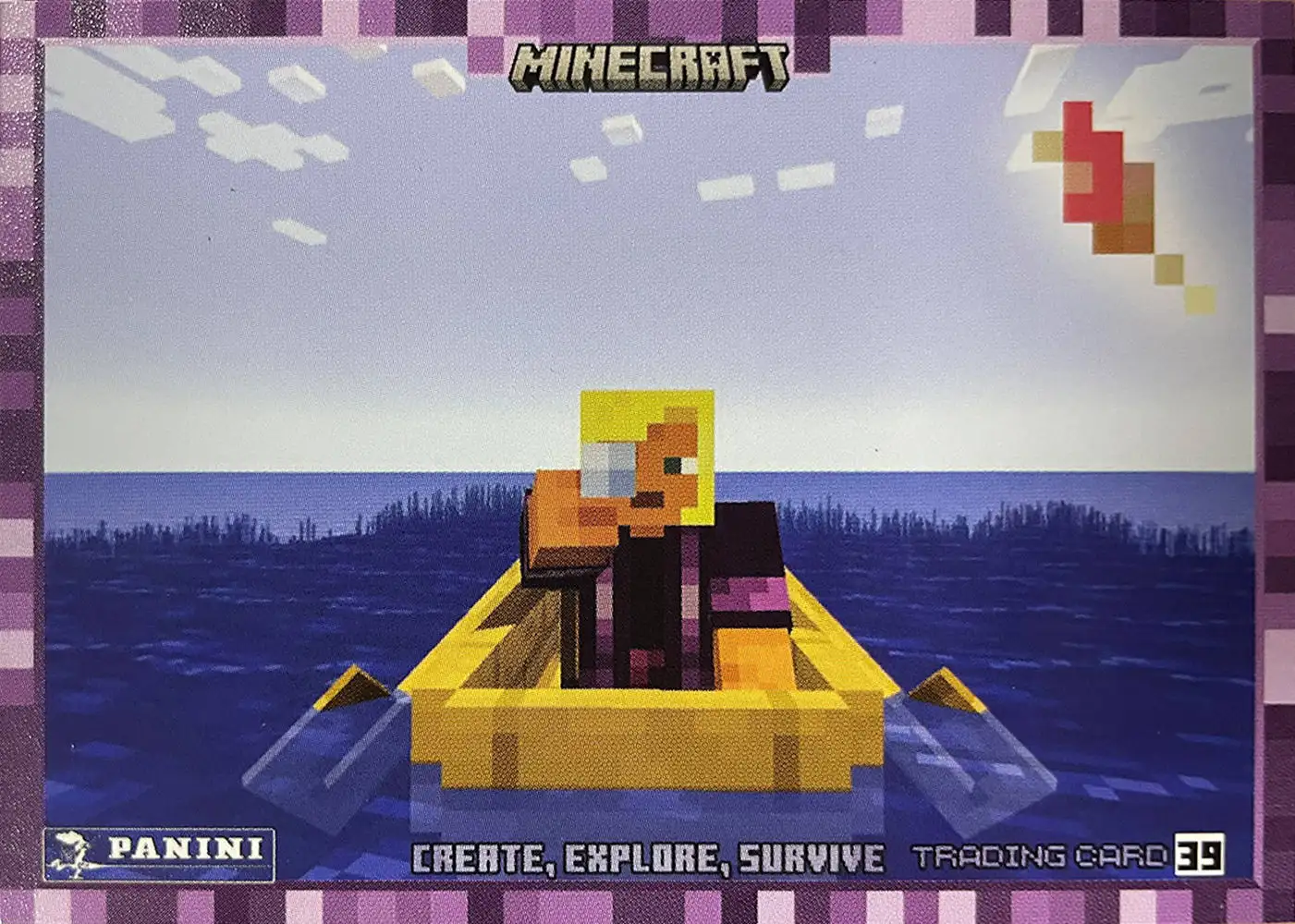 Kai scans the horizon with his spyglass card front