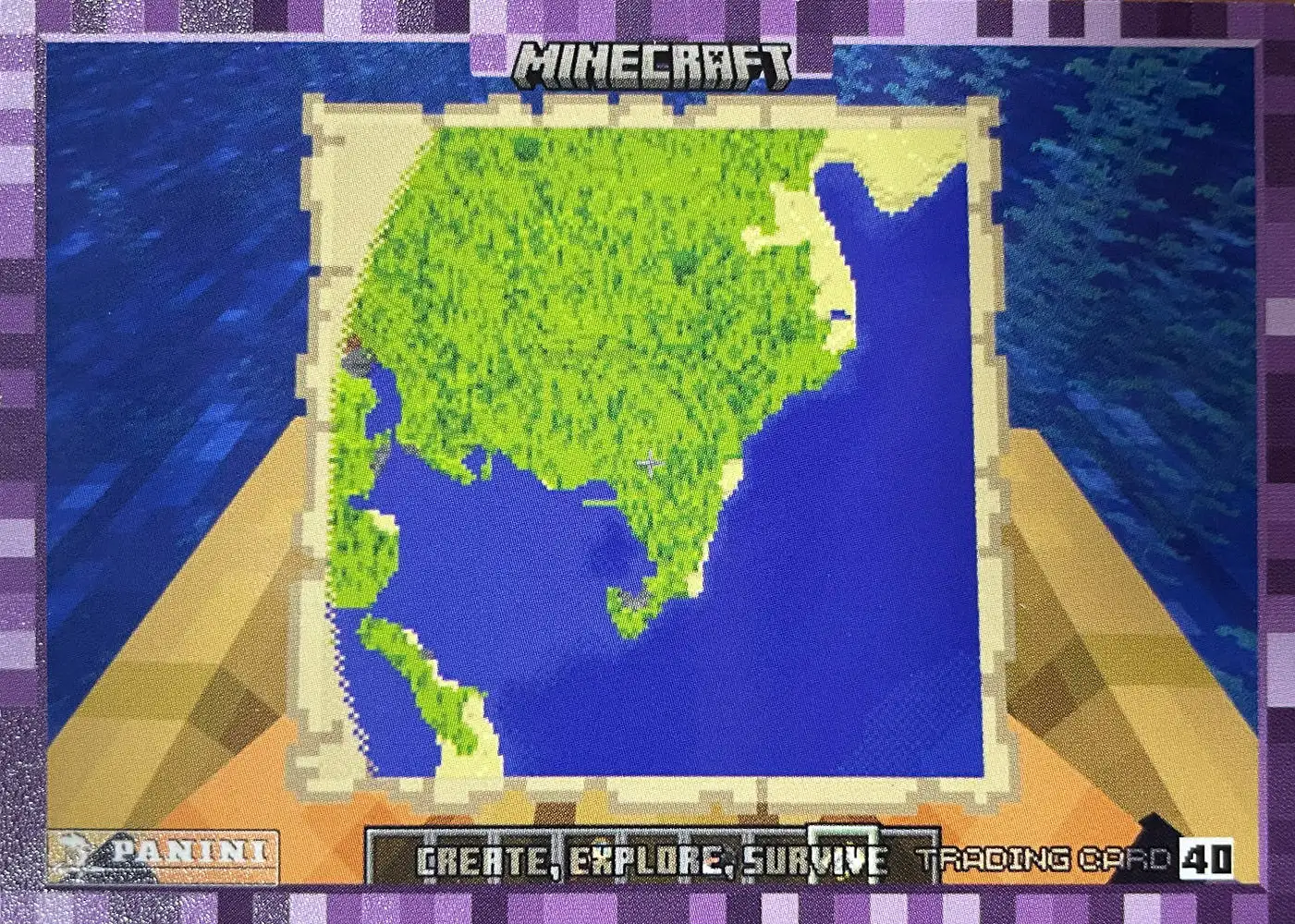 Kai checking the map to locate the island they want to go to card front