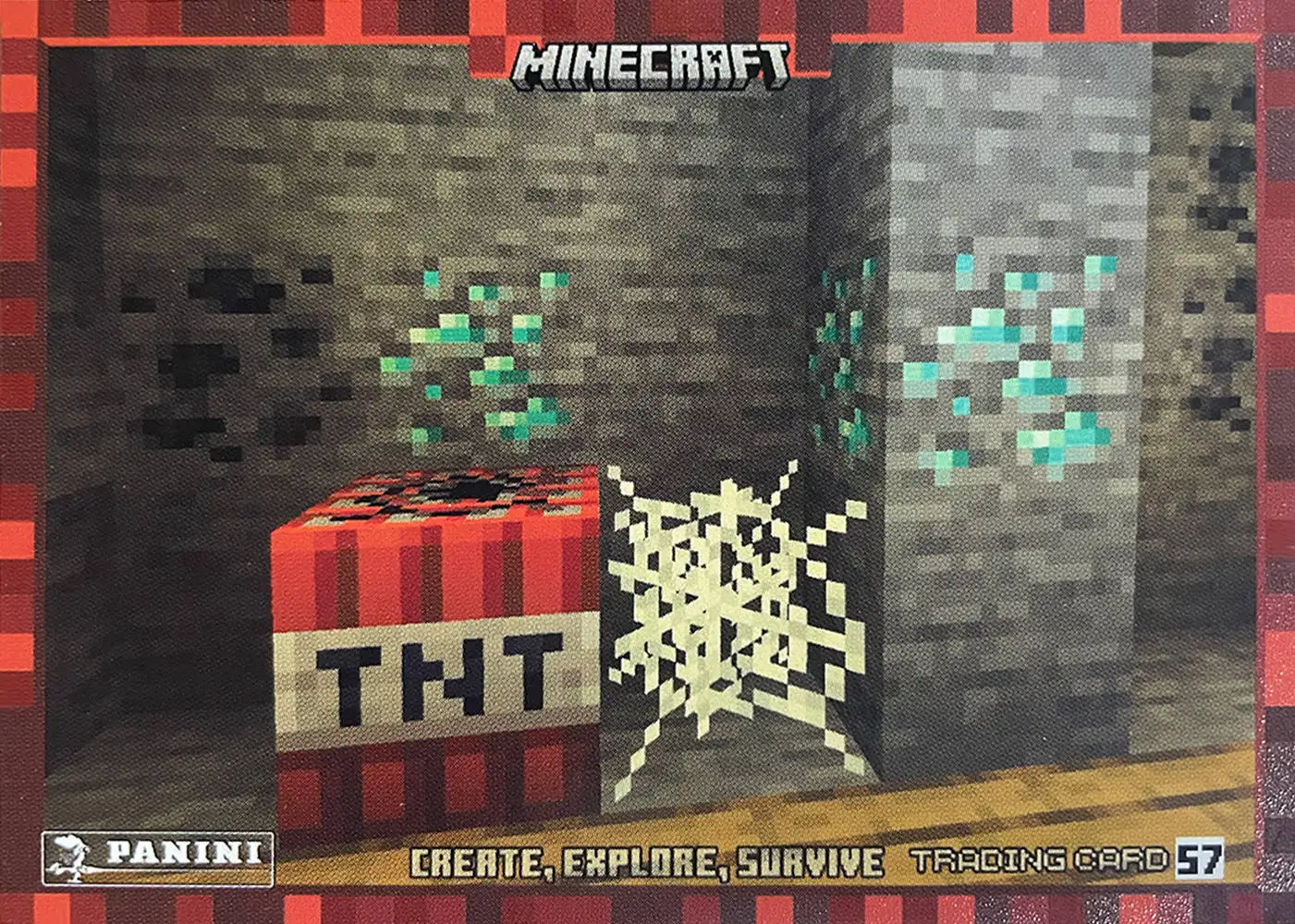 A diamond vein, ready to be mined card front