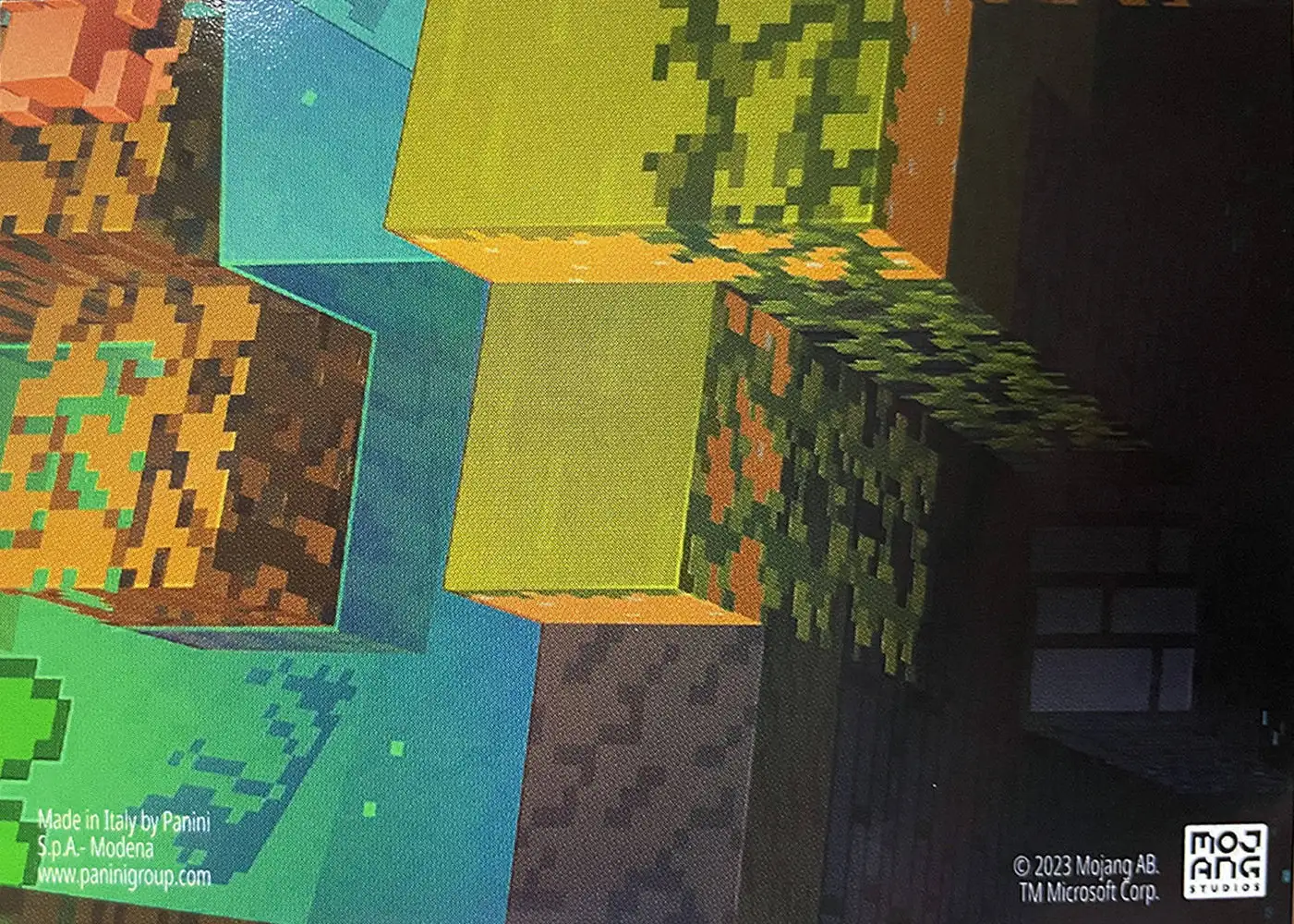 Alex creeps through a cave, deep underground (Pixel) card back